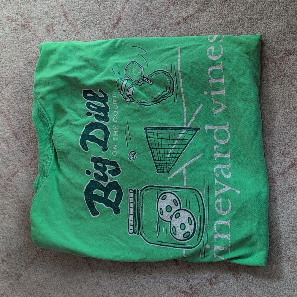 Vineyard Vines Bright Green Pickleball Tee